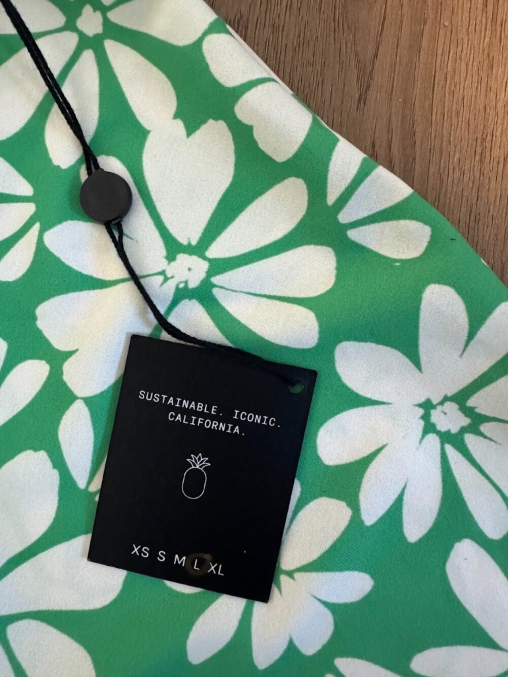 NWT SKATIE Mini Dress Green Floral Size Large - Picture 4 of 5